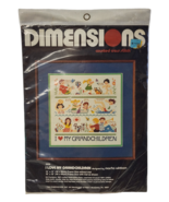 Vintage Dimensions #3508 Counted Cross Stitch I Love My Grandchildren SE... - €8,79 EUR