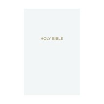 Holy Bible: New King James Version, Gift and Award Bible, Leather-look, White, R - £10.82 GBP