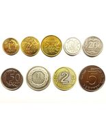 coin set from Poland 1+2+5+10+20+50 groszy 1+2+5 zlotych  - $20.00