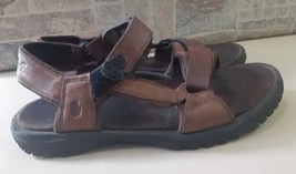 TEVA Rugged Sandals Women&#39;s Brown Leather Comfort 6348 US 8 - $21.77