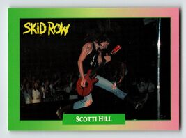 Skid Row Scotti Hill 1991 RockCards Brockum #106 - $4.85
