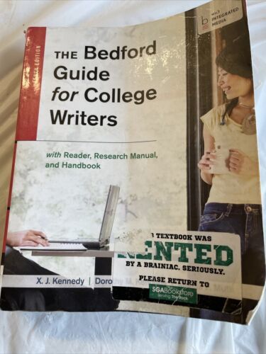 The Bedford Guide-for College Writers by Sylvia A. Holladay, X. J. Kennedy - $9.49