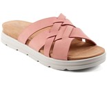 Easy Spirit Women Cross Strap Slide Sandals Star 3 Size US 6M Light Pink - £30.07 GBP