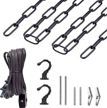 Ecudis Swag Light Kit, Lamp Parts Chandelier Light Fixture Chain Swag Kit - $39.98
