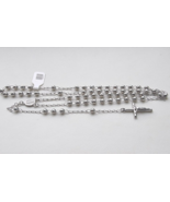 925 STERLING SILVER ROSARY PRAYER BEADS RELIGIOUS CHRISTIAN JESUS FOR NE... - $3,591.60 MXN