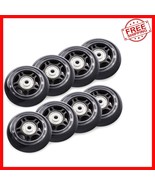 Durable 76mm 84A Inline Skate Wheels - 8 Pack with ABEC-7 Bearings Included - $693.55 MXN