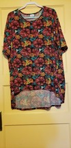 Lula Roe Irma Top (New) 3XL- Lined Floral - £29.98 GBP