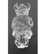 Pukeberg Viking Figurine Swedish Scandinavian Art Glass Crystal Paperweight - $31.56