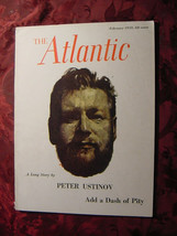 ATLANTIC February 1959 Peter Ustinov Iris Origo Brian Moore Virgil Thomson - £10.34 GBP