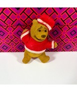 Vintage Flocked Christmas Winnie the Pooh by Walt Disney Productions Hon... - £10.11 GBP