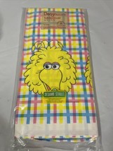 1983 Big Bird Table Cover Cloth Sesame Street NEW Sealed Vtg. 54x96”. Mu... - £11.35 GBP