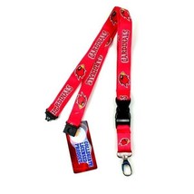 NCAA Lamar Cardinal 2Side TC Lobster Lanyard w/ Keychain ID Holder - £8.70 GBP