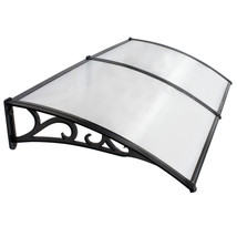 Polycarbonate Front Door 40&quot; X 80&quot; Outdoor Window Awning Patio Cover Canopy - £83.92 GBP