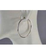 Womens Vintage Estate Sterling Silver Hoop Earrings 2.8g #E3803 - €29,95 EUR