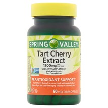 Spring Valley Tart Cherry Extract Vegetarian Capsules, 1200mg, 90 CounT. - $15.83