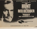 Hunt For Red October Tv Guide Print Ad Sean Connery Alec Baldwin TPA9 - £4.74 GBP