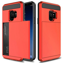 For Samsung S9 Plus Card Holding Case RED - £5.28 GBP