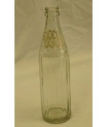 Zetz Seven Up Advertising Beverages Soda Pop Bottle Glass 12 oz. Vintage... - £23.18 GBP