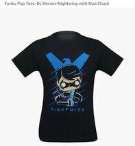 Funko Pop Nightwing T Shirt 2XL Limited Edition Tee Unisex Black #111 DC... - $21.66