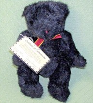 1993 Mary Meyer Grandma's Bear Vintage 13" Limited Ed Black Teddy Coa Jointed - $35.10