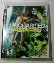 Uncharted: Drake&#39;s Fortune PS3 Sony PlayStation 3 2007 missing book - £7.03 GBP