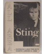 STING / THE POLICE - ORIGINAL CONCERT CLOTH TOUR BACKSTAGE PASS  ***LAST... - $13.68 CAD