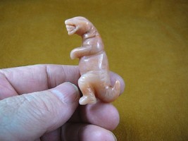 (Y-DIN-TY-559) T-REX Tyrannosaurus DINOSAUR gemstone carving FIGURINE di... - £11.01 GBP