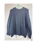 Topshop Womens Pullover Crew Neck Raglan Sleeve Sweater Black Size 8-10 ... - $21.95