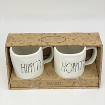 Hippity Hoppity Rae Dunn Coffee Tea Mug Set Easter White Artisan Collection New  - £29.81 GBP