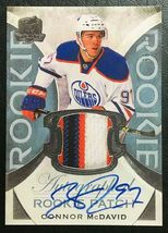 2015-16 UD The Cup Connor McDavid Rookie Patch Autograph Reprint - £9.56 GBP