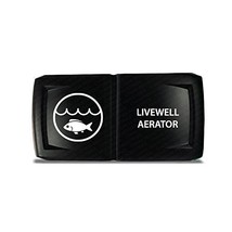 CH4X4 Marine Rocker Switch V2 Liwell Aerator Symbol 3 - Horizontal - Whi... - £12.50 GBP