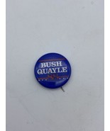 VTG Bush Quayle &#39;88 Pin American Republican Presidential Campaign Pinbac... - €6,02 EUR