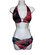 Blue Rod Beattie 2 piece multicolor swimsuit R size 12 NEW - $2,350.82 MXN