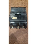 BOLT ON *Federal Pacific 80 Amp 3 Pole Circuit Breaker * BOLT ON * FPE 240VAC - $345.51