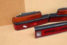 1985 HOnda Prelude Taillight Tail Light Lamps W/ Center Panel Set L&R Heckblende image 6