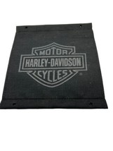 Vintage Harley Davidson Motorcycle 8” x 9” Cloth Cover Garage Wall Sign Banner - £14.93 GBP