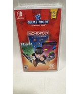 Hasbro Game Night (Nintendo Switch) Trivial Pursuit, Risk,  Monopoly new - $19.79