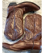 Dan Post Cowboy Boots Men 12EW DP2111 Leather Western Almond Toe Mexico - £52.17 GBP