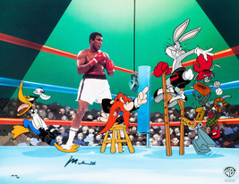 Framed canvas art print giclee Empty That Glove  Muhammad Ali Bugs Bunny - £31.64 GBP+