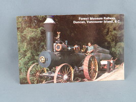 Vintage Postcard - Cowichan Valley Forest Museum Log Hauler - Eric J Cooke - $20.53 CAD