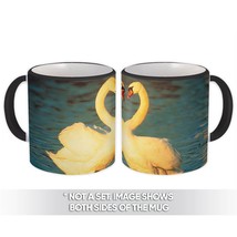 Swan : Gift Mug Wedding Bird Nature Romantic Animal Ecology Nature Aviary - $15.90