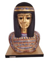 Large BUST OF CLEOPATRA Porcelain Sculpture Limited Edition by Edoardo T... - $373.96