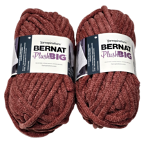2 Pack Yarnspirations Bernat Plush Big Brick Jumbo 7 Polyester 8.8oz - €29,18 EUR