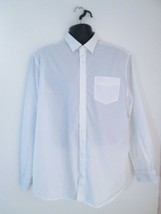 J Hampton And Sons Men’s White Long Sleeved Cotton Shirt Size XL - £16.61 GBP