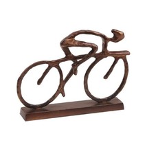 Cyclist Sculpture in Antique Bronze Finish  - $48.00