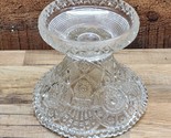 Imperial Glass Large Punch Bowl Stand BASE ONLY Pinwheel Hobstar - Beaut... - $27.69