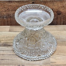 Imperial Glass Large Punch Bowl Stand BASE ONLY Pinwheel Hobstar - Beautiful - £21.62 GBP