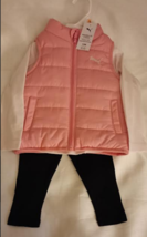 Puma Infant 12 Months 3 Piece Set  Puffer Vest  Jacket , Shirt &amp; Black L... - $24.99