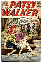 Patsy Walker #74 Comic Book 1957-MARVEL-HEADLIGHT COVER-SPICY - $36.57