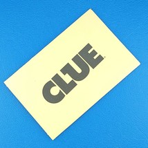 Clue Replacement Envelope Case File Classic Mystery Game Piece 2011 Thick - £1.84 GBP